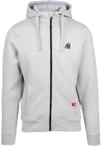 Gorilla Wear Leon Zipped Hoodie, grey