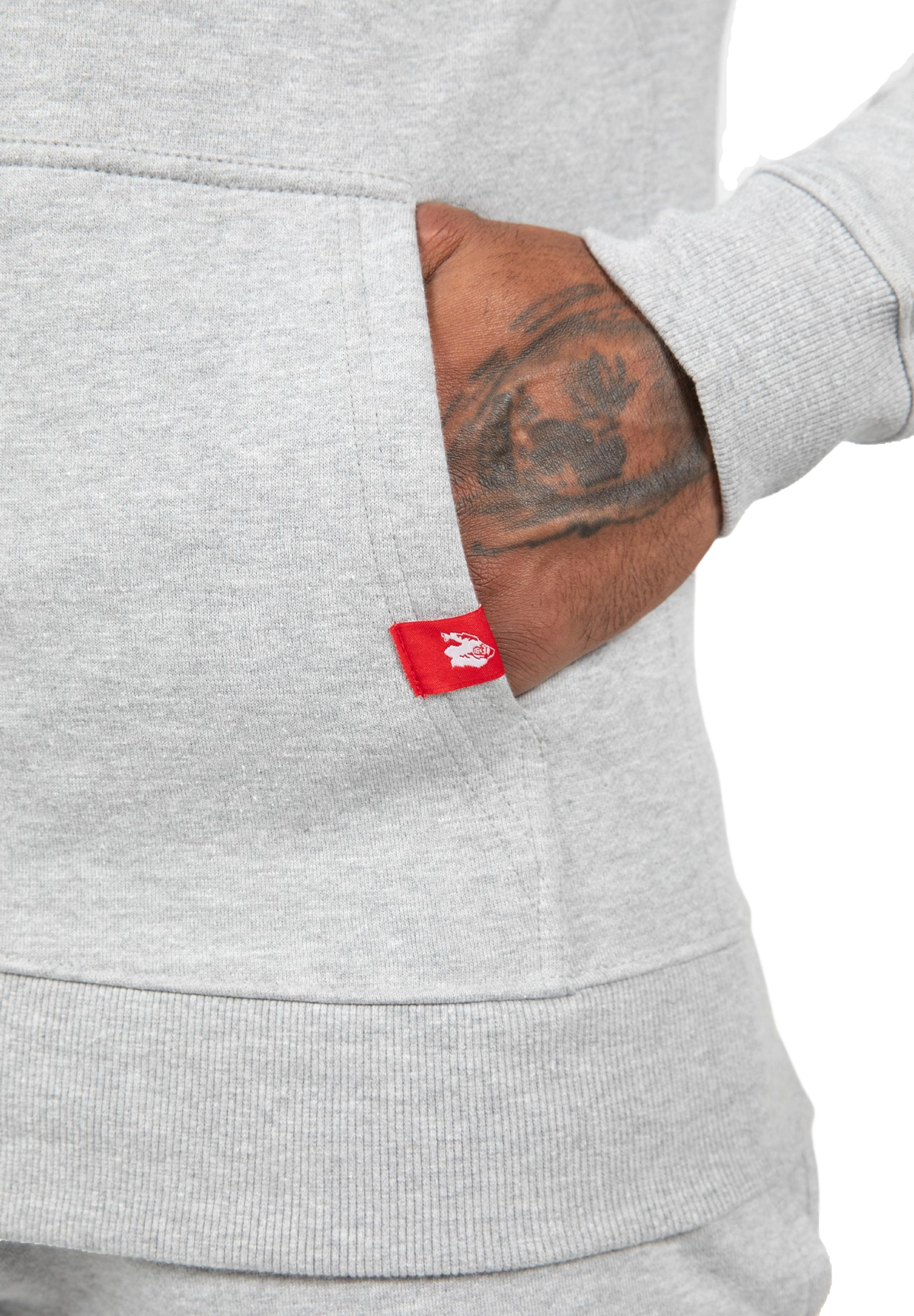 Gorilla Wear Leon Zipped Hoodie, grey