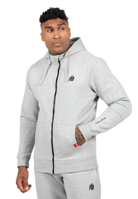 Gorilla Wear Leon Zipped Hoodie, grey