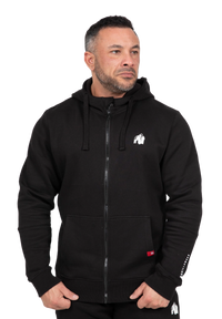 Gorilla Wear Leon Zipped Hoodie, black