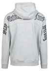 Gorilla Wear Utah Zipped Hoodie, light grey melange