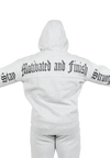 Gorilla Wear Utah Zipped Hoodie, light grey melange