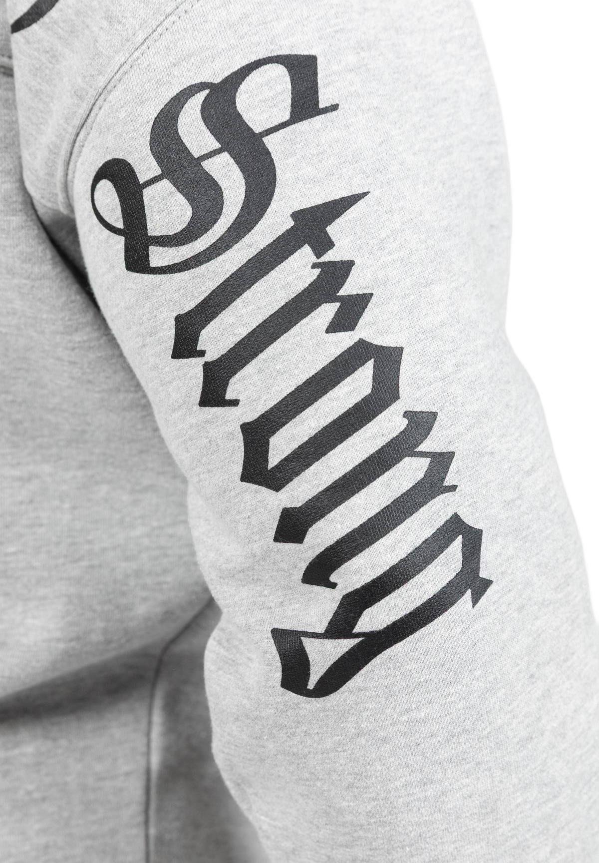 Gorilla Wear Utah Zipped Hoodie, light grey melange