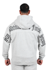 Gorilla Wear Utah Zipped Hoodie, light grey melange