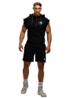 Gorilla Wear Huntley Sleeveless Hoodie, black