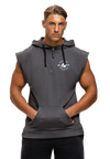 Gorilla Wear Huntley Sleeveless Hoodie, dark grey
