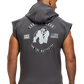 Gorilla Wear Huntley Sleeveless Hoodie, dark grey