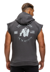 Gorilla Wear Huntley Sleeveless Hoodie, dark grey