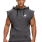 Gorilla Wear Huntley Sleeveless Hoodie, dark grey