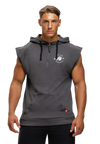Gorilla Wear Huntley Sleeveless Hoodie, dark grey