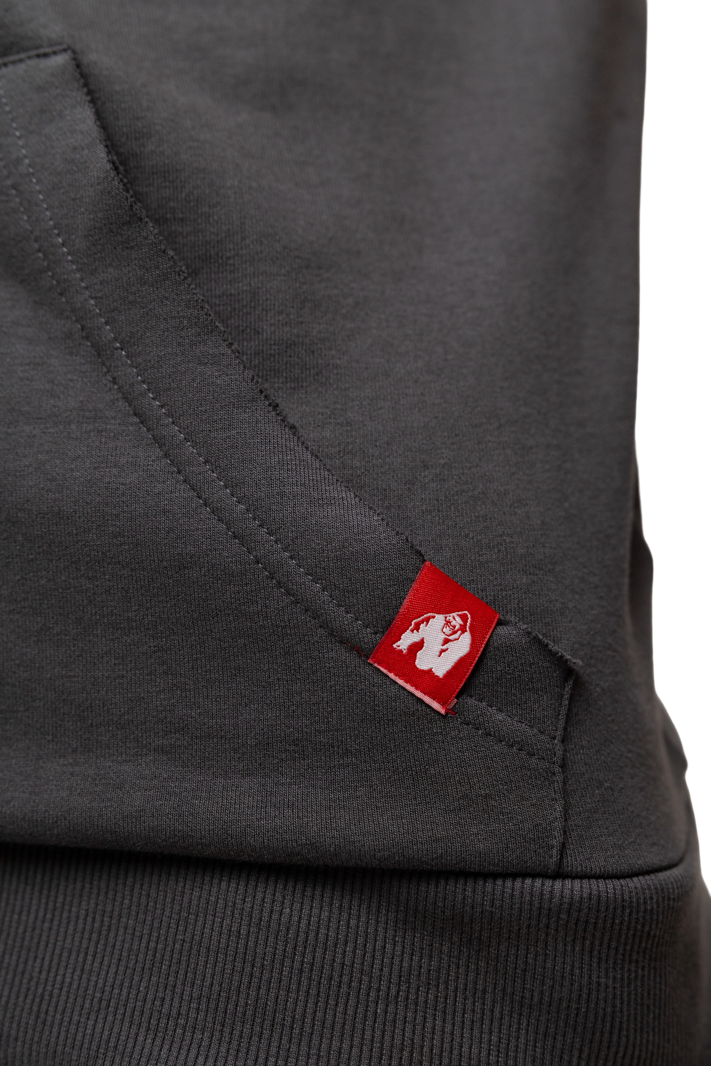 Gorilla Wear Huntley Sleeveless Hoodie, dark grey