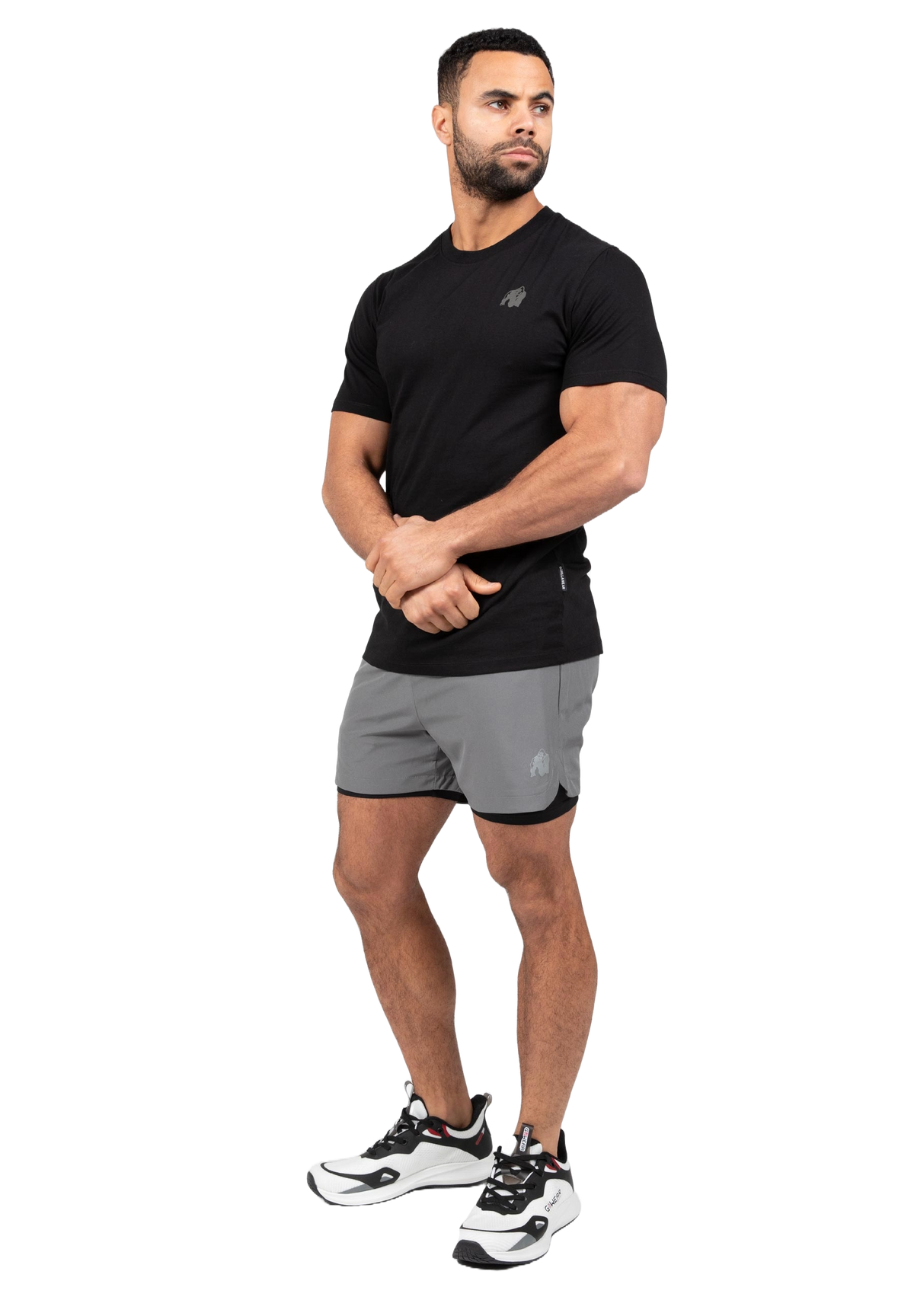 Gorilla Wear Cortez 2-In-1 Shorts, anthracite
