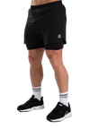 Gorilla Wear Cortez 2-In-1 Shorts, black