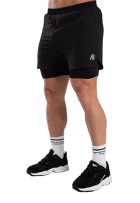 Gorilla Wear Cortez 2-In-1 Shorts, black