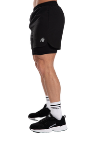 Gorilla Wear Cortez 2-In-1 Shorts, black