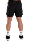 Gorilla Wear Cortez 2-In-1 Shorts, black