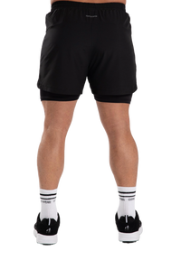 Gorilla Wear Cortez 2-In-1 Shorts, black