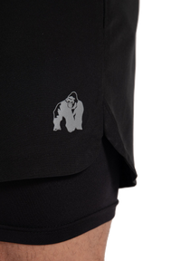 Gorilla Wear Cortez 2-In-1 Shorts, black