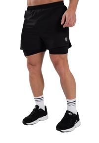 Gorilla Wear Cortez 2-In-1 Shorts, black