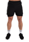 Gorilla Wear Cortez 2-In-1 Shorts, black
