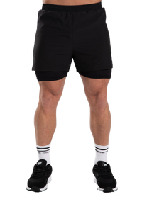 Gorilla Wear Cortez 2-In-1 Shorts, black