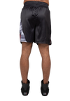 Gorilla Wear Clayton Boxing Shorts, black/red