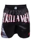 Gorilla Wear Clayton Boxing Shorts, black/red