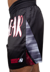 Gorilla Wear Clayton Boxing Shorts, black/red