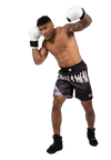 Gorilla Wear Clayton Boxing Shorts, black/gold