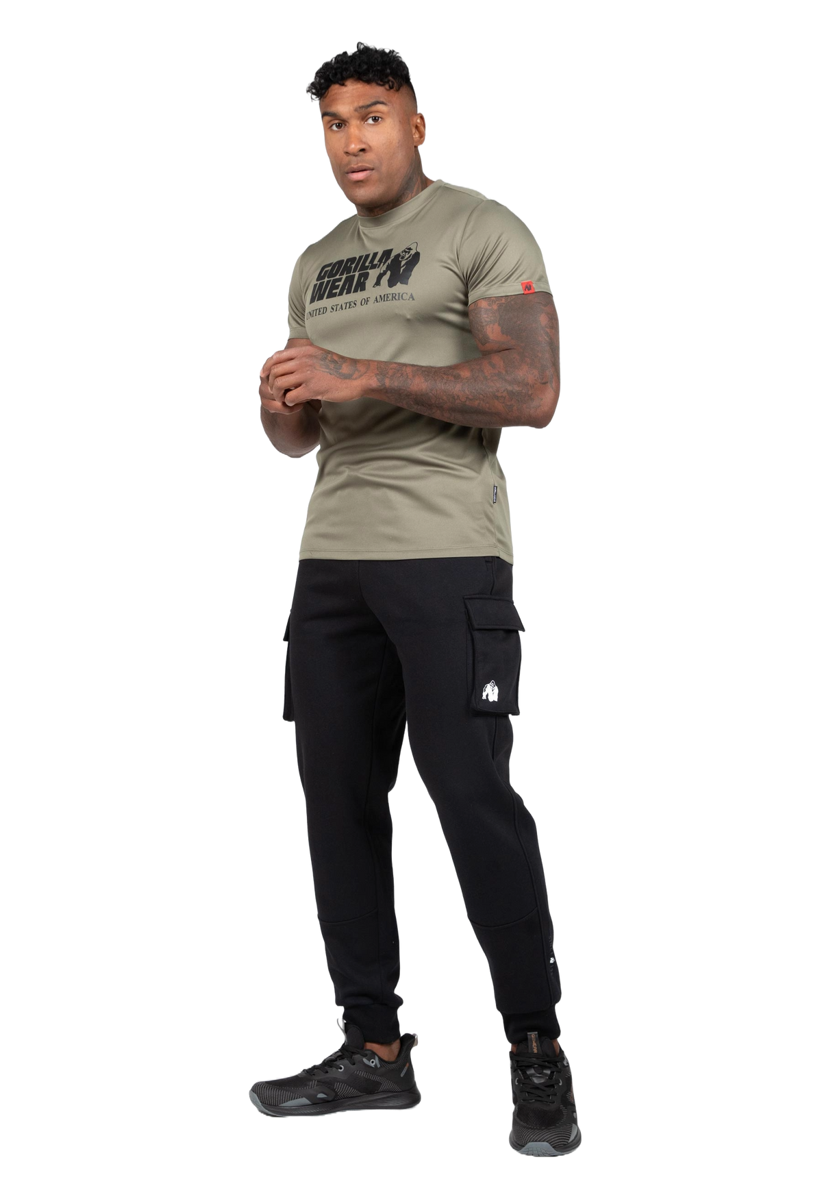 Gorilla Wear Hudson Cargo Sweatpants, black