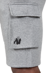Gorilla Wear Hudson Cargo Sweat Shorts, grey melange