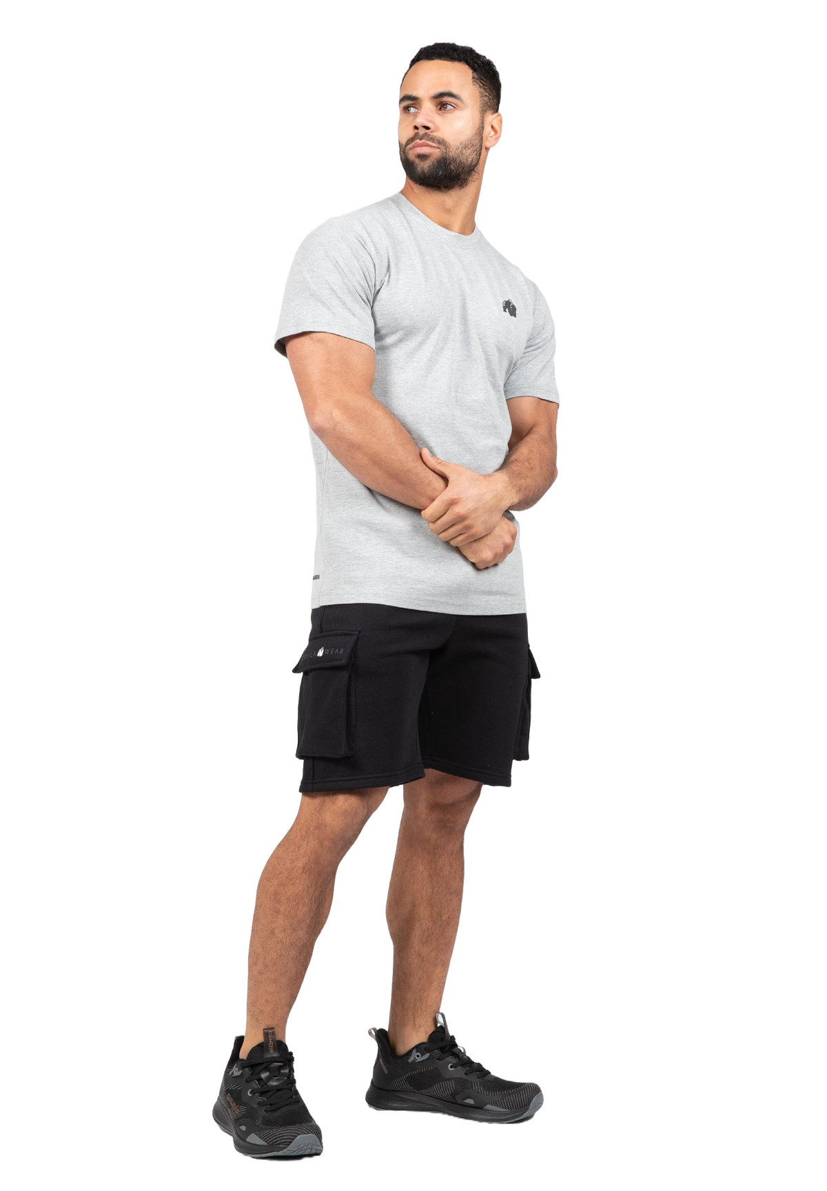 Gorilla Wear Hudson Cargo Sweat Shorts, black