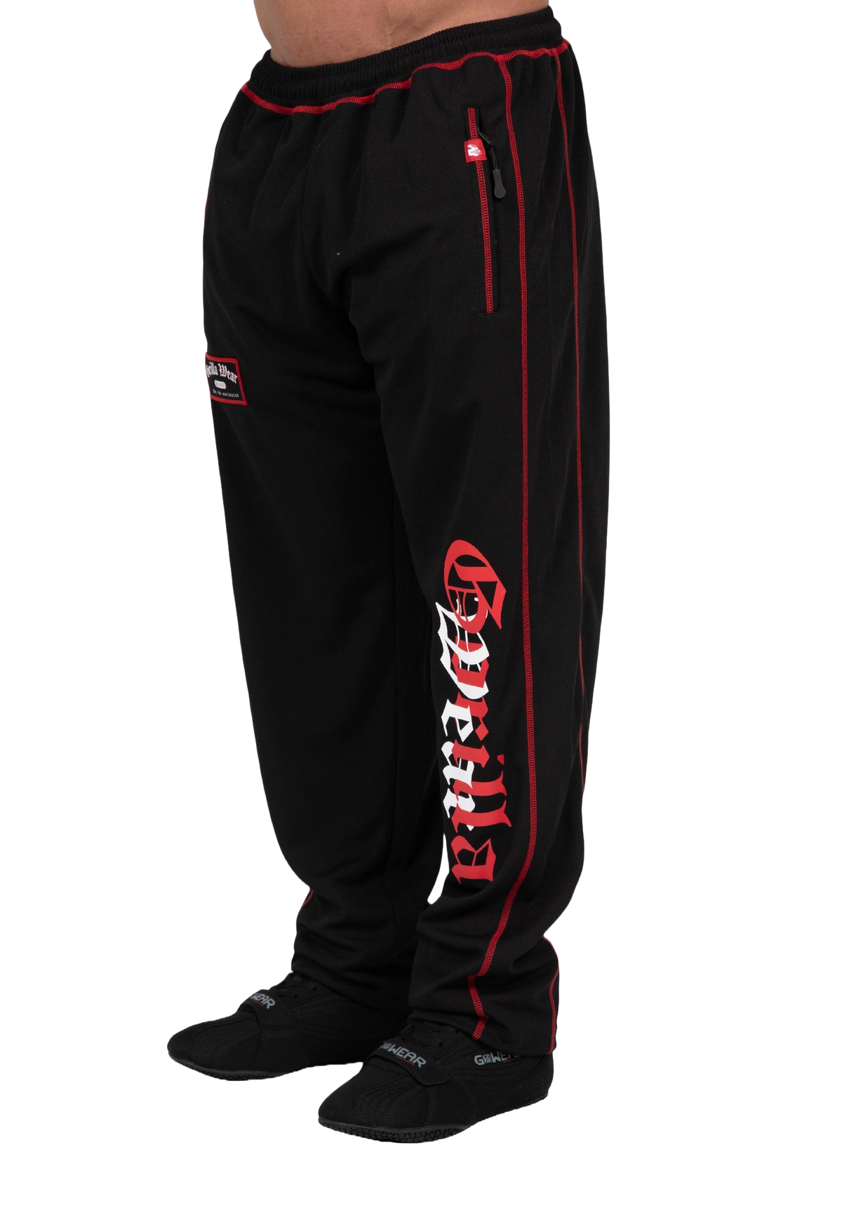 Gorilla Wear Marlow Mesh Pants, black/red
