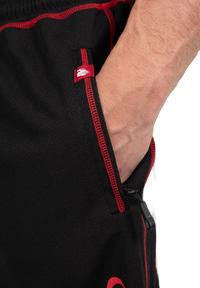 Gorilla Wear Marlow Mesh Shorts, black/red