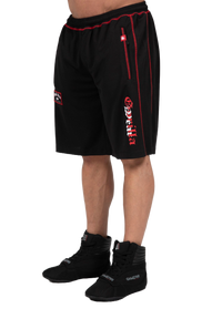 Gorilla Wear Marlow Mesh Shorts, black/red