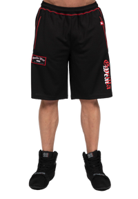 Gorilla Wear Marlow Mesh Shorts, black/red