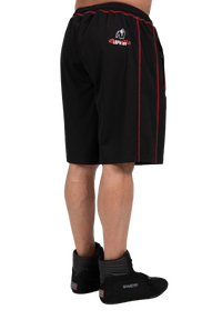 Gorilla Wear Marlow Mesh Shorts, black/red