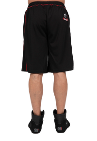 Gorilla Wear Marlow Mesh Shorts, black/red