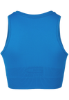 Gorilla Wear Olivia Seamless Crop Top, blue