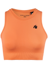 Gorilla Wear Olivia Seamless Crop Top, peach