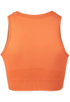 Gorilla Wear Olivia Seamless Crop Top, peach