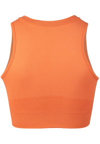 Gorilla Wear Olivia Seamless Crop Top, peach