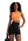 Gorilla Wear Olivia Seamless Crop Top, peach