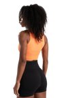 Gorilla Wear Olivia Seamless Crop Top, peach
