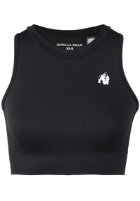 Gorilla Wear Olivia Seamless Crop Top, black