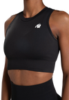 Gorilla Wear Olivia Seamless Crop Top, black