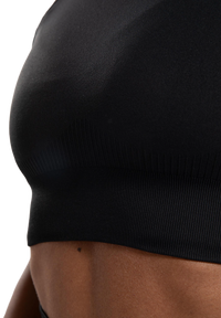 Gorilla Wear Olivia Seamless Crop Top, black