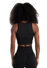 Gorilla Wear Olivia Seamless Crop Top, black