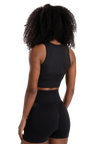 Gorilla Wear Olivia Seamless Crop Top, black