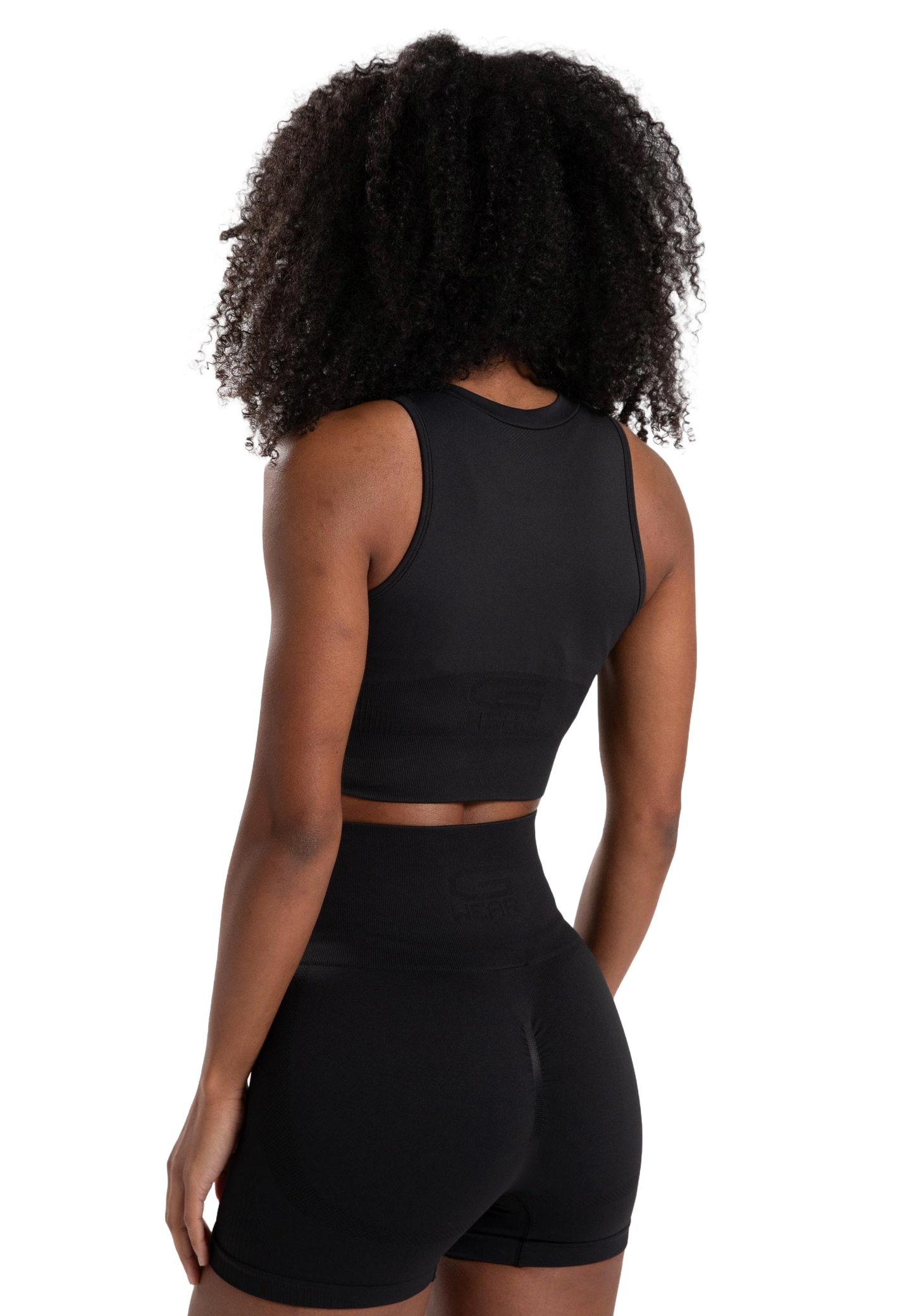 Gorilla Wear Olivia Seamless Crop Top, black